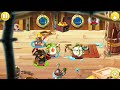 Beating Poseidon pig with Low Team power in Angry Birds Epic