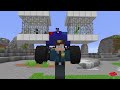 JJ's POLICE Truck vs MIkey's CRIMINAL Truck Build Battle in Minecraft - Maizen