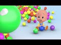 Ghosts eggs | The Blue Ball | Cleo & Cuquin | Education for Kids