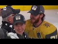 Original Golden Knight Jonathan Marchessault Hoists Conn Smythe Trophy