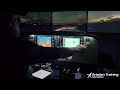 Cessna 172 Flight Simulator Demo at Dusk