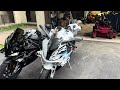 We added another 2024 BMW s1000RR to the family . We are twinning again! 🏍️⚡️🖤