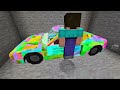 I found an UNDERGROUND RAINBOW CAR in Minecraft!!!