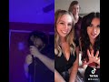 Guy makes connections while girls watch #comedy