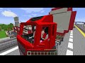 JJ's COCA COLA Truck vs Mikey's PRIME Truck Build Battle in Minecraft - Maizen
