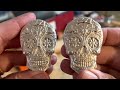 Silver Sugar Skulls - Sand Casting and Silver Pouring Techniques