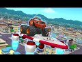 Blaze's Gravity JUMPS and Adventures! ☄️ w/ AJ | 10 Minutes | Blaze and the Monster Machines