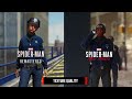 Spider-Man Remastered vs Spider-Man Miles Morales - Gameplay Physics & Details Comparison (4K)