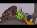 Throwing GANG BEASTS Characters Off a Building - Bonelab VR Mods