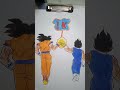 How to draw Goku/Vegeta Drawing from Dragon boll super #drawing #gokuandvegeta