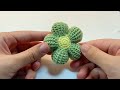 Crochet keychain | Crochet Afghan flower