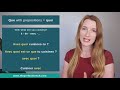 How To Use QUI QUE QUOI in Questions // French Grammar Course // Lesson 25 🇫🇷