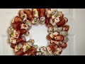 DOLLAR TREE FALL RIBBON WREATH