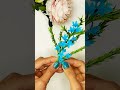 How to Make Blue Crepe Paper Flowers | shorts