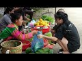 HEAVY RAIN & LIGHTNING - 17 Year Old Single Mother Harvesting Wild Papaya | Ly Tieu Ca