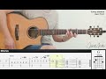 Until I Found You (Easy Version) - Stephen Sanchez | Fingerstyle Guitar | TAB + Chords + Lyrics