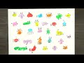 CRAFT AND FUN - Easy Thumb Drawing Animals | Thumbprint drawing | Thumb printing activity