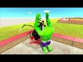 VENOM GORO vs HULK GORO BRIDGE DEATH RUN - Animal Revolt Battle Simulator