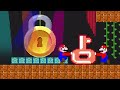 Mario and Mario Odyssey take on the Giant Lock Door maze #14 | Mario Animation