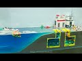 Tsunami Causes Flooding Coastal Lego City & Underground Shelters - Lego Dam Breach Experiment