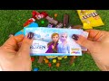 Satisfying Video | Unpacking Rainbow Lollipop AND Sweets ! Smarties, Skittles Candy Cutting ASMR