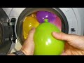 Experiment - Over-Ballooning - in a Washing Machine