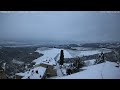 Snow on the Val d'Orcia, Italy - January 23, 2023