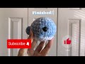 Crochet mini whale tutorial 🐳 | Easy Amigurumi pattern for beginners