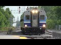 4K - AMT (exo) Commuter Train Action around Montreal in Summer 2018