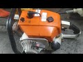 start up STIHL 070