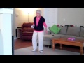 97 year old Granny playing Just Dance 2 -- Dancing the Charleston