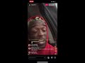 Lil Uzi Vert talks about Eternal Atake and haters on instagram live
