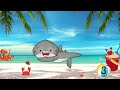Summer Yoga for Kids with Sharky the Yoga Shark | Summer Brain Break | Classroom Relaxation