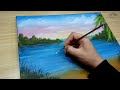 Swan Lake / Acrylic Painting for Beginners