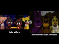 Five Nights At Freddy's 1 Song Part 5 (Lyka Villarin vs muhammad danish Animation)
