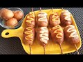 How to Make the Perfect Cheesy Mini Corn Dogs Using Hot Cake Mix/ Easy Corn Dogs Hack