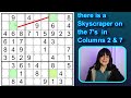 Solving a Hard Level Sudoku Puzzle with Skyscraper Swordfish AND Forced Chains!!!