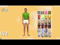 The Sims 4 | MAXIS MATCH MALE TOPS COLLECTION 🌺 | 200 CC Items + Links