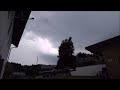 Huge Thunderstorm with Downburst+ Lightning