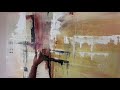 Abstract painting / Different tools and techniques / Easy / Acrylics / Demonstration