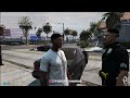 GANG BANGER HITS A POLICE VEHICLE! - GTA5 RP