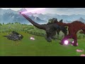 Mechagodzilla X Skar King VS. Godzilla X Kong! - Animal Revolt Battle Simulator