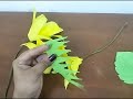 yellow flower making