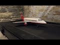 LEGO plane CRASHES into stone wall during takeoff