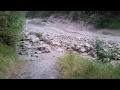 Crue du torrent de la Griaz 19/07/15 - Vallée de Chamonix