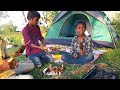 WILD CAMPING ADVENTURES IN NELLIYAMPATHI FOREST | Village boys camping FOREST and cooking BBQ