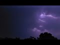 Incredible lightning crawler bolts in Little Rock, Arkansas 6/18/2023