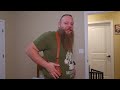 Beard guy Herman tries Fatguy shoulder holster from Dinosaurized