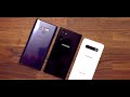 Samsung Galaxy Note 10 plus Unboxing and Note 9/ S10 plus Size Comparison