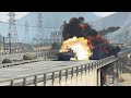 Israeli Secret Weapons Supply Convoy Badly Destroyed By Irani Jets, Drones & Helicopters | GTA 5